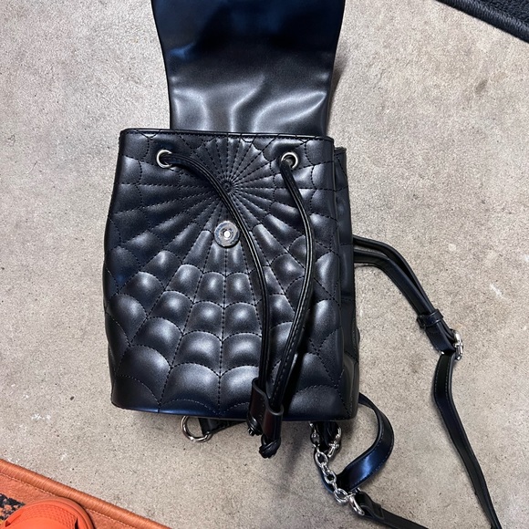 RARE AF Dolls Kill Spiderweb Mini Backpack - Picture 3 of 4